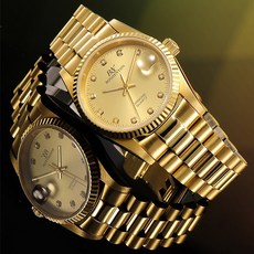 ROSDENTON 經典珍藏 6062LG-2G 金色 27mm 女士腕錶