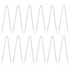 Gallipower 12Pcs Stained Glass Window Hanging Chains with Hooks 20“Picture Hanging Chain Outdoor D