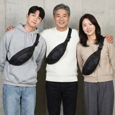 [담앤드솜 담솜온] 벨트 힙색 방수 슬링백 크로스백 운동용 여행용 남녀공용