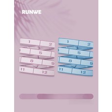 헬스 운동 무릎 요가 매트 매트 무릎 대형 홈트, 1개, 타로퍼플+헤이즈블루 12단계조절