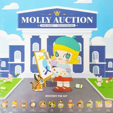 POP MART × KENNYWORK MOLLY 藝術大亨 盲盒徽章套組 (12入盒裝), 詳見包裝, 詳見包裝