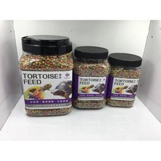 百辰水族企業 陸龜專用飼料 水果風味 少色素 少香精 少黏劑 愛用台灣貨 蝶豆花, 1個, 陸龜水族版飼料 水果風味,1400ML