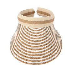 스트라이프 썬캡 (브라운) DK32dkl8+5Scc