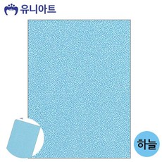 [엠유종합상사] 리본공예재료 악세사리부자재 하드펠트지 반짝이 펠트지 비접착식 하늘