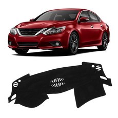 KUST 토요타 캠리 2018-2022 2023 2024 (L LE SE XLE XSE XLE V6 XSE V6)용 블랙 대시 커버 (HUD 없음) 폴리에스터 대시보, For Altima 13-18
