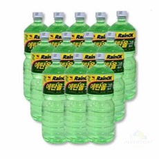 살림냥 에탄올 워셔액 1.8L 자동차유리세척, 불스원 그린워셔액1800미리X12개(한박스)