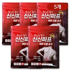 신신제약 신신파프 일체형 핫파스 대형, 5매입, 5개