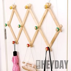 원목 자바라 행거 옷걸이 문걸이행거, 고무링