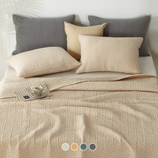 로다 국내제작 순면 피그먼트 이불 패드 S / SS / Q / SK, 로다 베이지