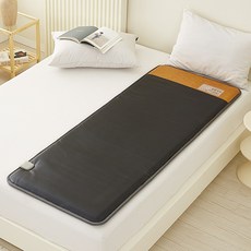 한일생활과학 두툼한 전기매트 전자파없는 침대 전기장판, 미니싱글 (70x180cm), 웜그레이