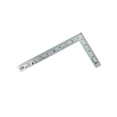 Shinwa 鶴龜 三寸法師 超小型 角尺 木工角尺 曲尺 12101, 1個