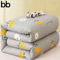 목화솜요 면화이불솜 이불커버세트 굵은 이불 두꺼운 천연 목면휴식 매트 목화요솜 바닥에