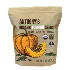 안토니 유기농 호박씨 907g 프리 비 GMO 껍질 제거 무염 생 안토니 유기농 호박씨 907g 프리 비 GMO 껍질 제거 무염 생, 1개