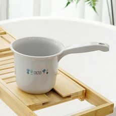 국내생산 욕실 화장실 용품 칵투스 자루 바가지