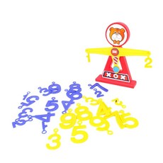 USL遊思樂 益智教具 資優數字天平 數字天秤 認識數字和重量 練習加減法 台灣製, 1套