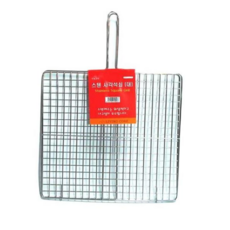 접이식 스텐망 스텐 양면 손잡이 석쇠(대) 59000EA 1EA