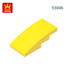 슬로프 곡선 블록 컬러 벽돌과 조립 부품, 15. 59.Yellow, 1개