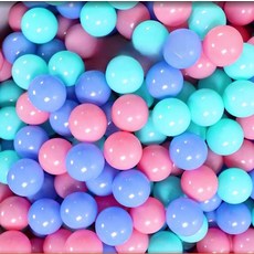 볼풀공 볼풀장 1000개 촉각볼 키즈카페 컬러볼 수영장 블루화이트 볼풀 물놀이 마카롱, 5.5cm 두꺼운 마카롱 1000개