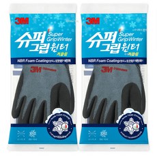 3M 슈퍼그립 윈터 WINTER NBR 겨울 혹한기 기모 방한 코팅장갑 쓰리엠 안전장갑, 1개, S(소형)