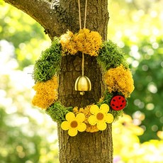 스칸디아모스 diy 키트 만들기 봄리스 원예 재료 노인 수업 중학생 고등학생 어르신, 2.모스 여름 리스 만들기(P0000BGD)