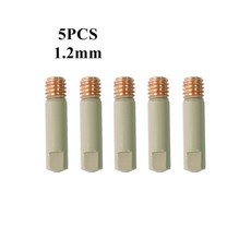 3 개대 MB15AK 15Ak 코팅 보호 노즐 0.81.01.2mm MIG 토치 가스 팁 홀더 15AK MAG 용접, 5pcs 1.2mm Tip
