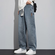 스몰더 남자 스탠다드 일자 데님 밴딩 팬츠 청바지 [2095]
