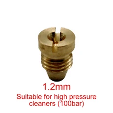 스노우 폼 캐논 오리피스 노즐 팁 스레드 폼 오리피스 노즐 고압 폼 스프레이 건 황동 교체 노즐 헤드, 08 1.2mm, 1개, 08 1.2mm