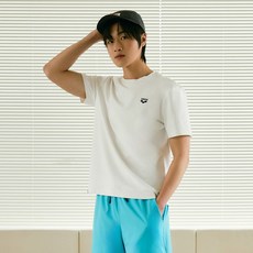 아레나 365 릴렉스핏 숏슬리브 래쉬가드 A5BM1RR42OWT