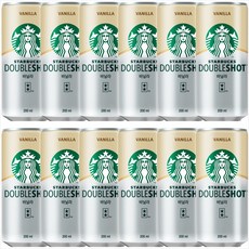 스타벅스 더블샷 바닐라, 200ml, 12개