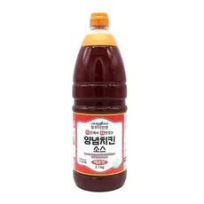 청우 더진한 양념치킨 매운맛소스 2.1kg, 1개
