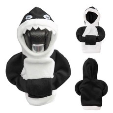 클로버즈 귀여운 차량용 기어커버, 배트맨, 1개, 블랙