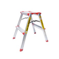 국내생산 발판이 넓은 휴대용 가벼운 다용도 광폭 접이식 사다리 2단, 1개