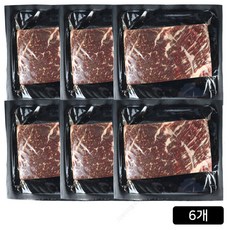 [홈쇼핑] 강병원 한우투뿔 NO.9스테이크, 130g, 6개