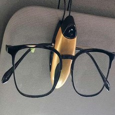 물결샵 차량용 썬바이저 안경클립 1P 꽂이 케이스 선물 수납 홀더 새차 편리 간편 보관