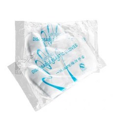 食品級 PE 手套 一次性手套 200只裝, 1個, 超薄款100只【袋裝】