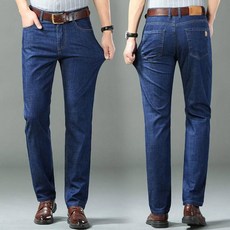 彈力舒適保暖工作褲 彈性防風運動長褲 大尺碼工裝褲直筒休閒褲 牛仔褲男冬季