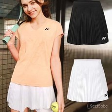 臺灣出貨 羽毛球服 2025yy新款羽球套裝速幹透氣健身短裙網球運動百褶裙