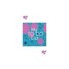 My DO TO List To-Do Notebook - 120 Pages 6x9 Blue & Red Floral, 상세페이지 참조, 상세페이지 참조