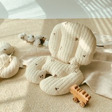 돗투돗x마롤로뜨 체어라이너 유아시트 아기의자 방석 식탁의자 시트, 체어라이너_퐁당고래, 1개