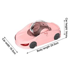 햄스터 운동 공 작은 애완 동물 재미있는 자동차 바퀴 투명 피트니스, 1. Pink