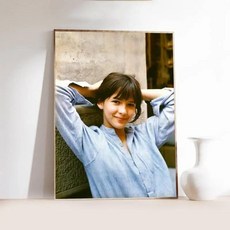 여배우 포스터 접착 아트 방수 종이 스티커 커피 하우스 룸 벽장식, 1개, D. z10