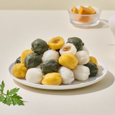 더바른떡 삼색꿀떡 480g 개별포장 8개입 냉동보관, 1박스