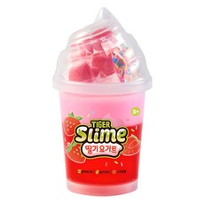 마이리틀타이거 타이거 슬라임 셰이크, 딸기 요거트, 158g, 1개