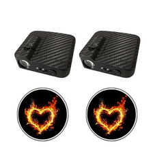 베스트핏 자동차 도어라이트 LED 데코 프로젝터 세트 도어 웰컴 라이트, 하트 2p, 1박스