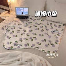 XBXC 生理墊衛生床墊大姨媽生理期床墊防水防漏防滑可水洗嬰兒隔尿墊宿捨女厚款月經墊, 1個, 東籬【5層一體絎縫】,30*40釐米一條裝 【小號屁股墊】