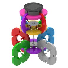 창의과학 전기생성 전류실험 모터회전 꽃만들기 전지판 놀이학습 만들기키트 교육완구, 2개