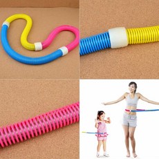 스프링 훌라우프 용수철 훌라후프 62x3cm 꽈배기훌라후프 스프링훌라후프 다이어트훌라후프 헬스후프, 1개