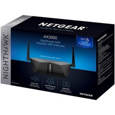 넷기어 NetGear RAX35-100NAS 나이트호크 AX3000 4 스트림 듀얼 밴드 Wi-Fi 6 라우터