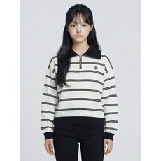 매장정품 HANGTEN 행텐 TEENS 틴즈 여아 니트라이크 스트라이프 하프 집업_025(14560-131-204-05) 14560-131-204-05 1349949