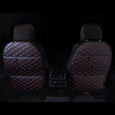 GTG 다이아코트 자동차 다이아몬드 퀼팅 킥커버 시트 후면 보호 825, 1개